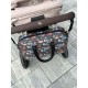 Сумка-бочонок на коляску "Boho Bears"