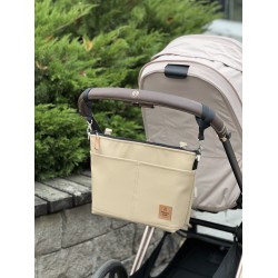 Сумка на коляску з екошкіри "Beige"