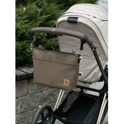 Сумка на коляску з екошкіри "Chokolate"