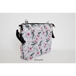 Сумка на коляску "Білі троянди"