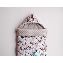 Зимовий конверт в люльку (автолюльку) "Білі троянди" Зимовий конверт в люльку (автолюльку) "Білі троянди"