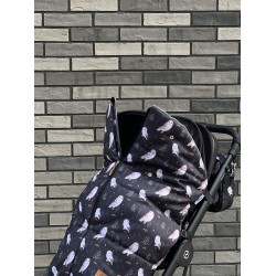 Накидка на ніжки на візок з блискавкою "Owl"