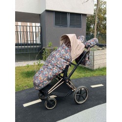 Накидка на ніжки на візок з блискавкою  "Boho Bears"