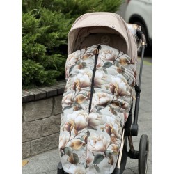 Накидка на ніжки на візок з блискавкою  "Magnolia"
