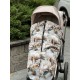 Накидка на ніжки на візок з блискавкою  "Magnolia"