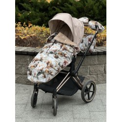 Накидка на ніжки на візок з блискавкою  "Magnolia"