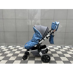 Накидка на ніжки на візок з блискавкою"Бохо"