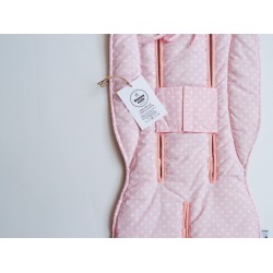 Матрацик у прогулянкову коляску "Індійці-дівчатка на рожевому"