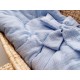 Муслиновое одеяльце на выписку "Васильковое небо"