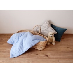 Муслинова ковдра на виписку "Волошкове небо" Муслинова ковдра на виписку "Волошкове небо"