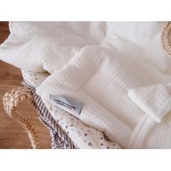 Муслінова ковдра на виписку "Ванільна ніжність"