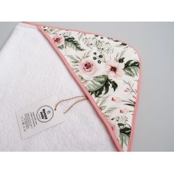 Рушник-куточок махровий "Троянди Білі" Рушник-куточок махровий "Троянди Білі"